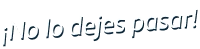 titulo no lo dejes pasar