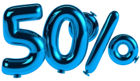 50% de descuento