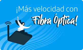 mas velocidad con fibra óptica
