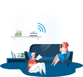 usuarios utilizando wifi 6