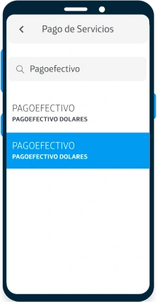 Selecciona “PAGOEFECTIVO SOLES”