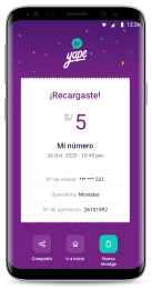 Yape - Recarga Paso 6