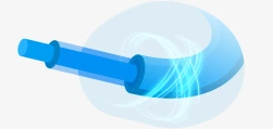 ¿Cómo son los cables de fibra óptica?