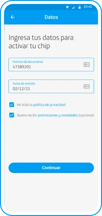 configuración
