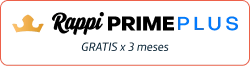 Promo Rappi Prime Plus