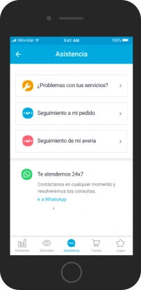 mi app movistar problemas servicio
